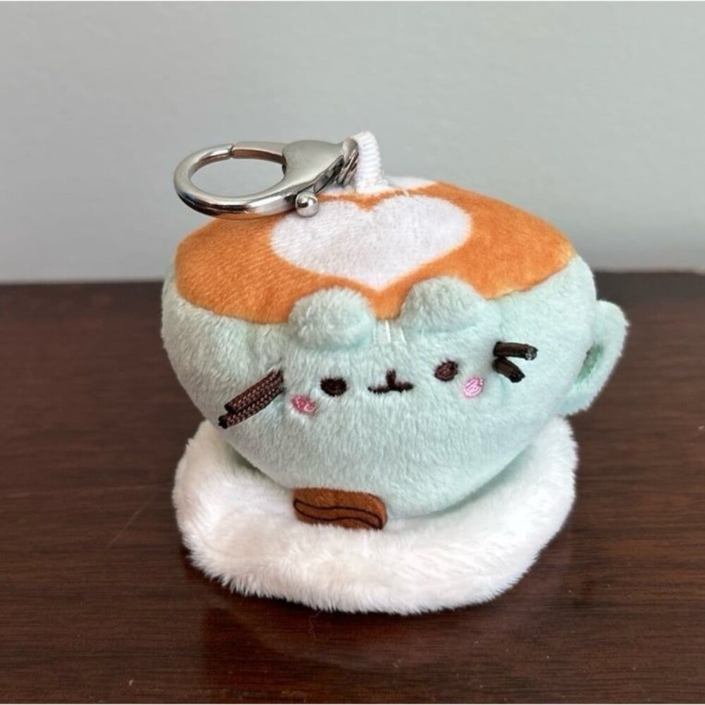 GUND Pusheen Breakfast Surprise Cafe Latte Plush Series 19 Keychain